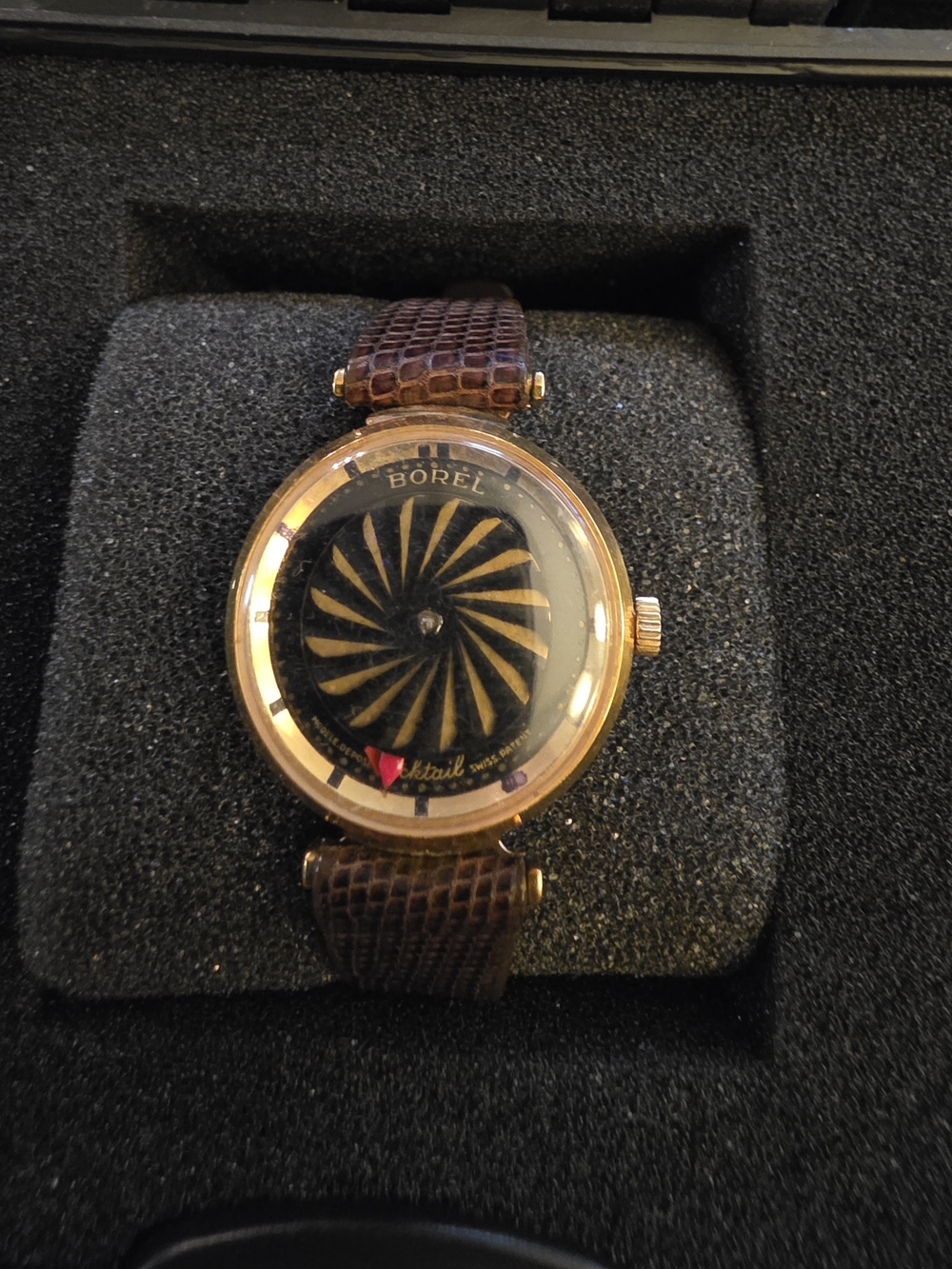 Vintage (1960) Ernest Borel Cocktail "Kaleidoscope" watch,